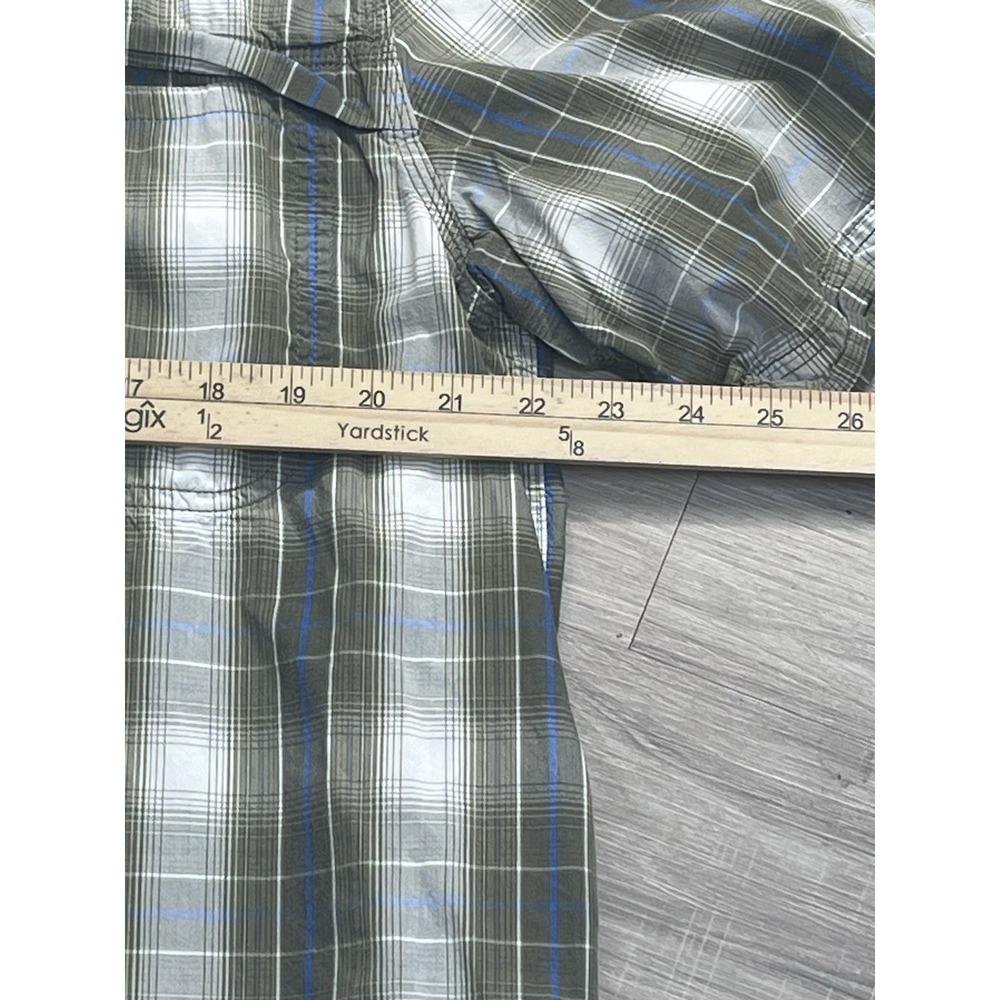 Carhartt Force Ridgefield Plaid Short Sleeve Relaxed Fit Shirt Men Large Vented - Picture 6 of 8